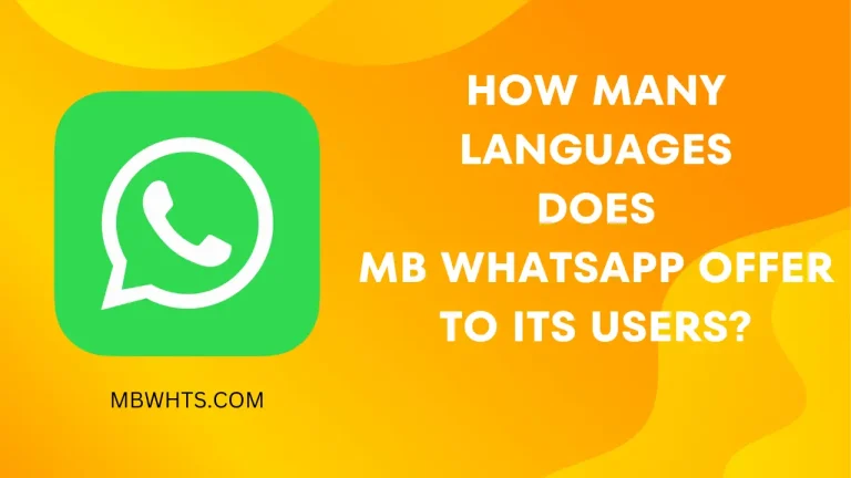 MB WhatsApp Language